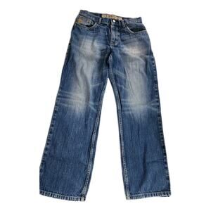 Cinch Jeans Boys 14R Blue Regular Fit Straight Western Denim